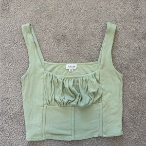 Le Lis Sage Green Camisole Top